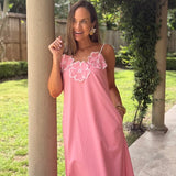 CHERRY BLOSSOM PINK MIDI DRESS