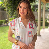 EVERYDAY DARLING EMBROIDERY DETAIL DRESS