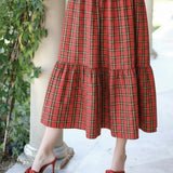 LADY IN RED SATIN HEELS