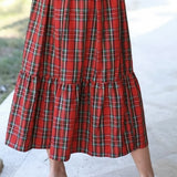 LADY IN RED SATIN HEELS