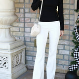 LYSSE ALMA HIGH WAIST TROUSER IN OFF-WHITE