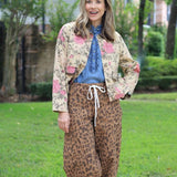 CONCRETE JUNGLE LEOPARD PRINT PANTS
