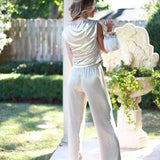 SUITS YOU PERFECTLY GOLD PANT SET