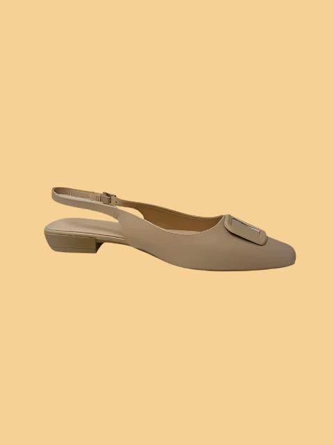 ORNA BEIGE SLINGBACK FLAT