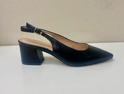 CHLOE SLINGBACK BLOCK HEEL - BLACK OR CAMEL