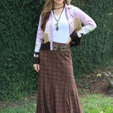 SO PLAID YOUR MINE MAXI SKIRT