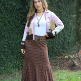 SO PLAID YOUR MINE MAXI SKIRT