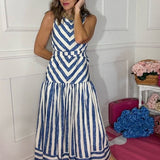 IT'S A GOOD THING STRIPE MAXI DRESS