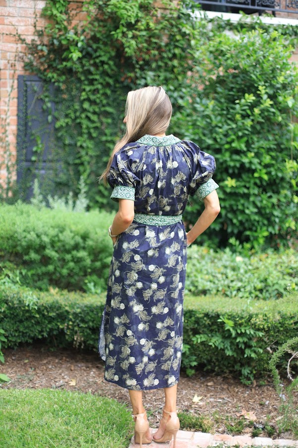 FULL BLOOM FLORAL BUTTON DOWN DRESS