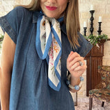 DENIM DREAMS STONE WASH MIDI DRESS