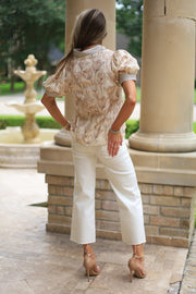 TEA AND CHIT CHAT FLORAL BLOUSE
