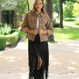 DREAMS IN THE WILD LEOPARD PRINT OVERSIZED JACKET