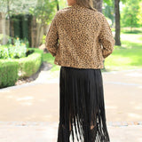 DREAMS IN THE WILD LEOPARD PRINT OVERSIZED JACKET