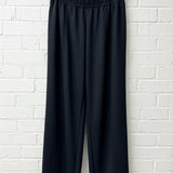 SOMETHING COZY BLACK CASUAL PANTS
