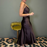 NYC NIGHTS SILKY SLIP DRESS
