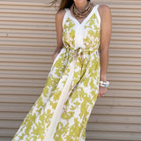 SUMMER JOURNEY CITRON MAXI DRESS