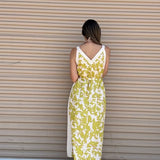 SUMMER JOURNEY CITRON MAXI DRESS
