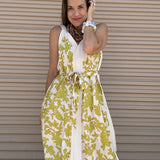 SUMMER JOURNEY CITRON MAXI DRESS