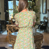 SISTER MARY NOPAL CACTUS EMBROIDERED DRESS