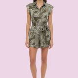 HIDDEN ATTRACTION PRINT ROMPER