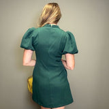CENTER OF ATTENTION EMERALD DRESS
