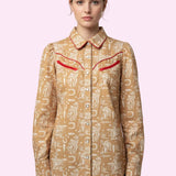 RODEO DRIVE COWBOY PEARL SNAP SHIRT