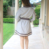 URBAN WONDERS MOCHA STRIPE DRESS
