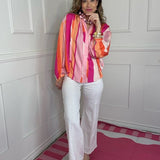 SUNSET DREAMS STRIPED TOP