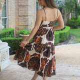 BEST CASE SCENARIO PRINT MIDI DRESS