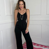 BARCELONA NIGHTS SIDE CUTOUT JUMPSUIT