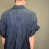 SIGNATURE STYLE NAVY BLOUSE