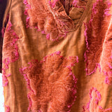 GRACE IN THE DETAILS TEXTURED RUST BLOUSE