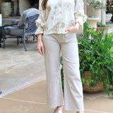 ENTRO FLAWLESS BEHAVIOR HIGH WAISTED WIDE LEG PANTS