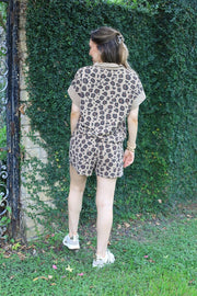 MIDNIGHT SUN LEOPARD PRINT TOP