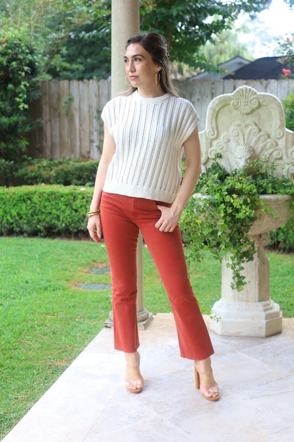 COTTAGE CHARM DROP SHOULDER SWEATER