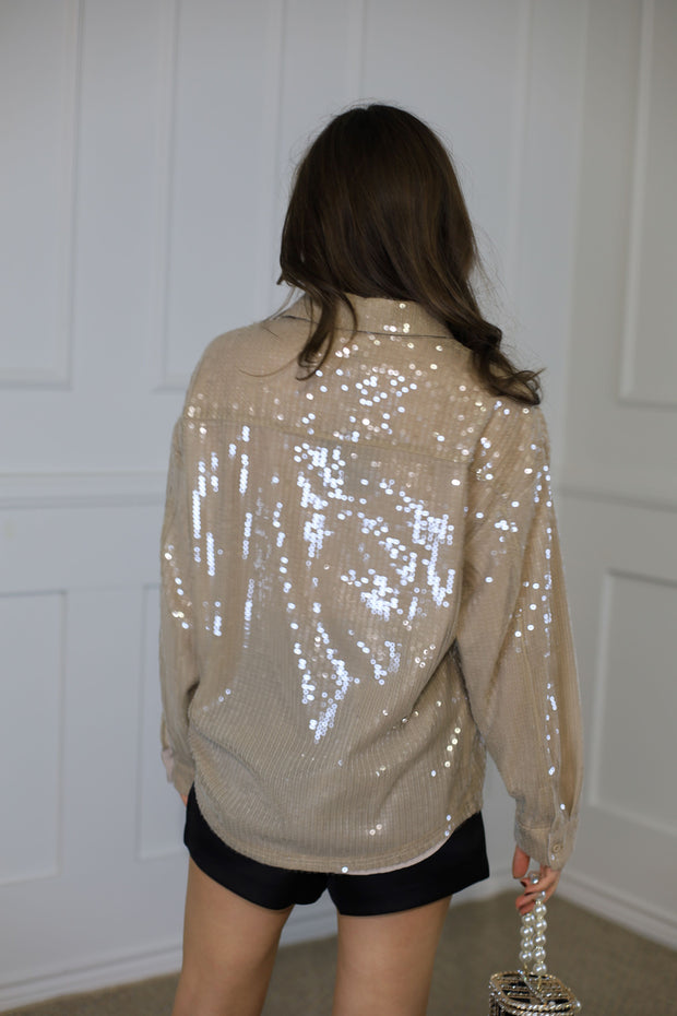 ALL I WANT IS YOU SEQUIN TOP