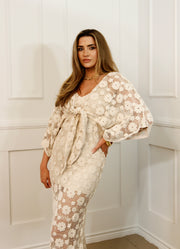 BOHO FEELS CROCHET MAXI DRESS