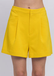 TAKE ON THE TREND HIGH WAISTED PLEATED SHORTS