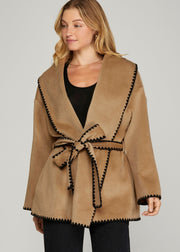 OPEN RANGE BLANKET STITCH WINTER COAT