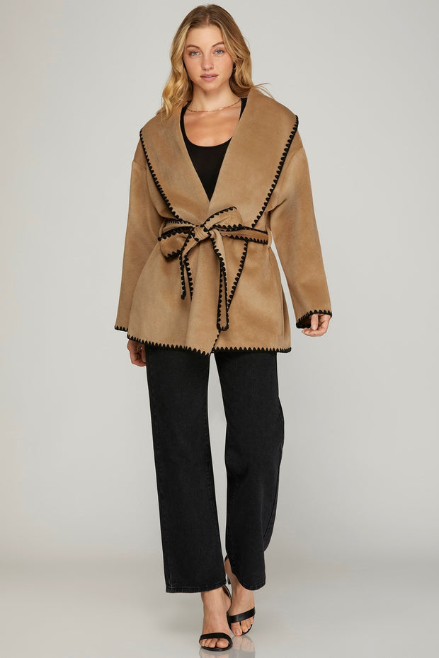 OPEN RANGE BLANKET STITCH WINTER COAT