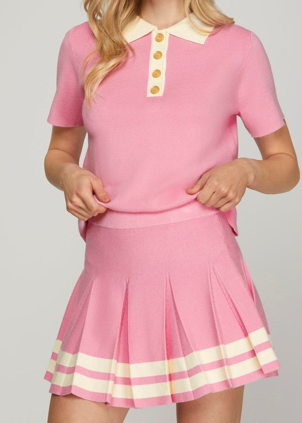 COTTON CANDY DREAMS SKATER SWEATER SKIRT