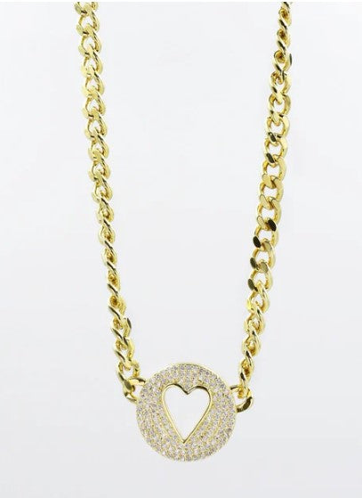 TREASURE JEWELS:  SPARKLING LOVE NECKLACE