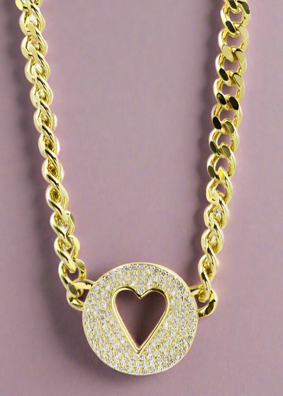 TREASURE JEWELS:  SPARKLING LOVE NECKLACE