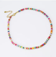 RAINBOW BRIGHT GEMSTONE NECKLACE