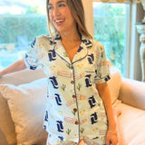 COWBOY CLUB PAJAMA LOUNGE SET