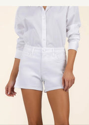 KUT JANE HIGH RISE SHORTS OPTIC WHITE