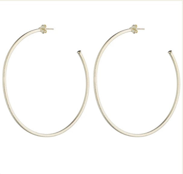 SHEILA FAJL: NIKY GOLD HOOP EARRINGS