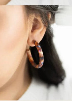 SHEILA FAJL SMALL CHANTEL HOOPS