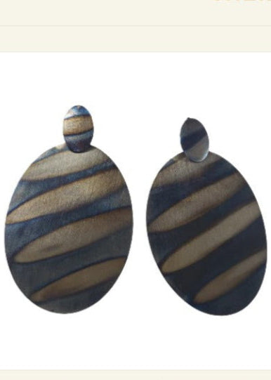 SHEILA FAJL BURNISHED NICOLAS EARRINGS