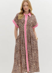 WILD FOR THE SEASON ANIMAL PRINT DRESS